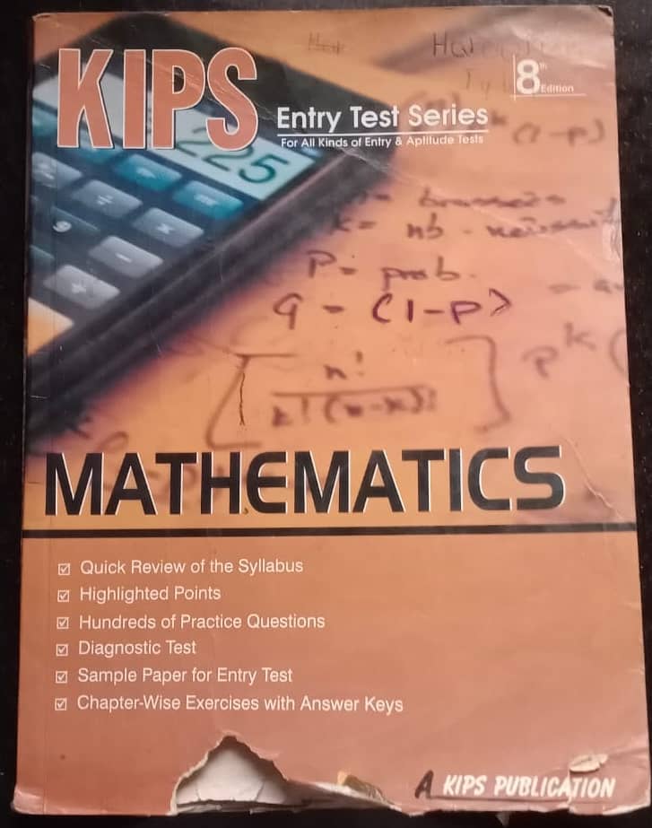KIPS: Entry test series (MATHEMATICS) 0