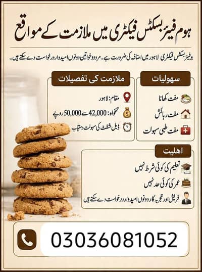 factory jobs,male female jobs, urgent need staff