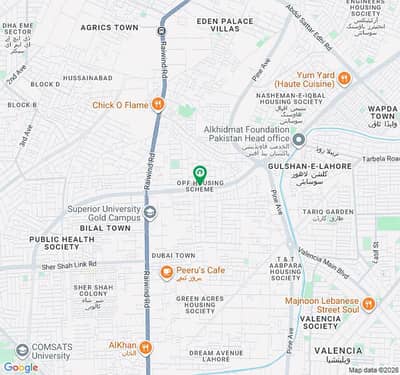 1 KANAL CORNER PLOT AVAILABLE IN OPF HOUSING SCHEME BLOCK G IN A VERY BEAUTIFUL LOCATION OF LAHORE