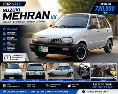 Suzuki Mehran VX 2006 For Sale | Chilled AC | Excellent Condition