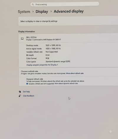 Dell P2211H Monitor for Sale