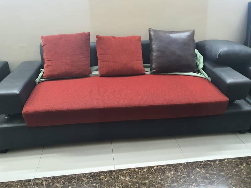 Black sofa set 0