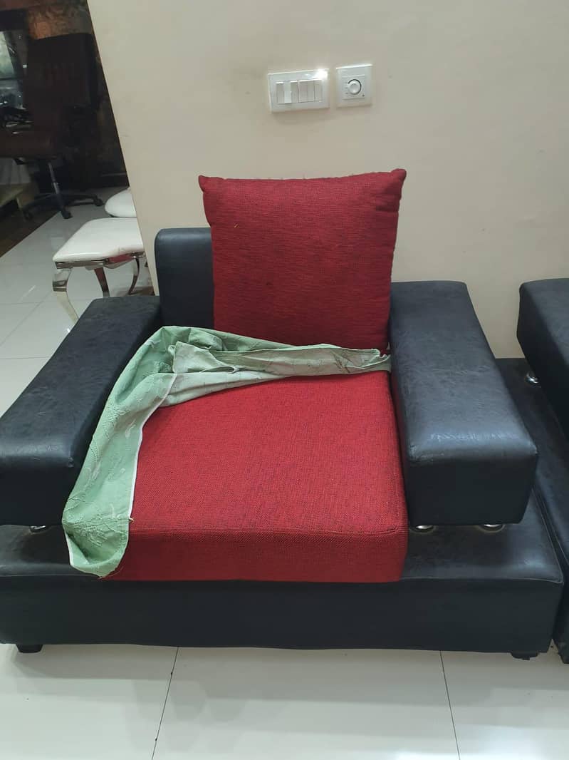 Black sofa set 2