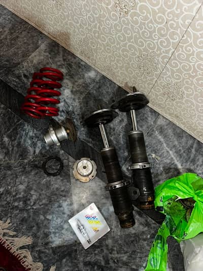 Civic x coilovers + Cambered kit up for sale