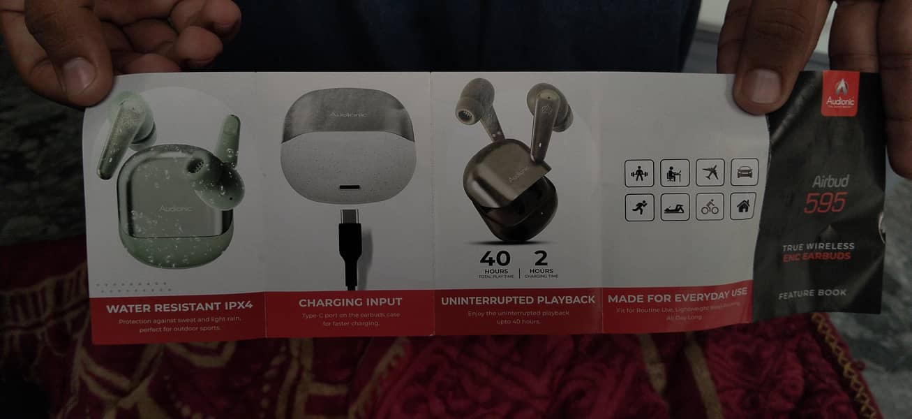 Audionic airbuds 595 8
