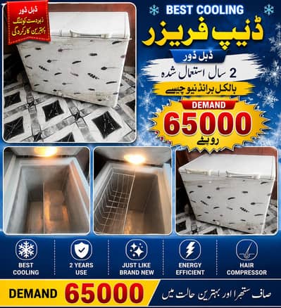 Hair double door freezer  03200983980