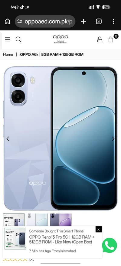 OPPO A6k