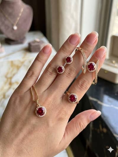  High-Quality Zircon Stone Combo Set 