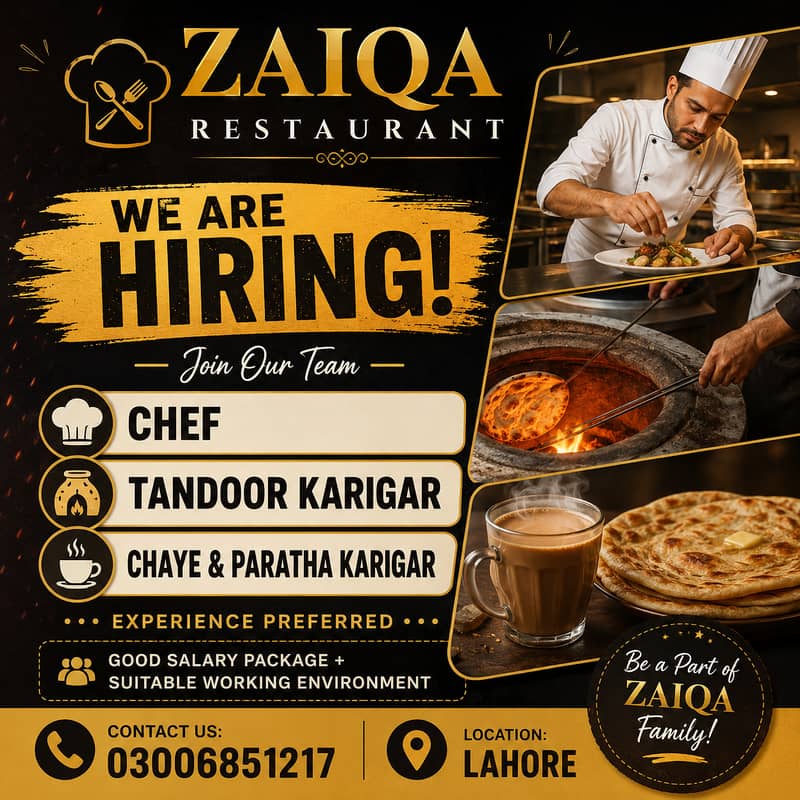 Chef required 0