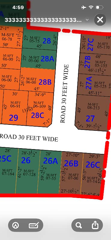 7 Marla plot for sale on good location