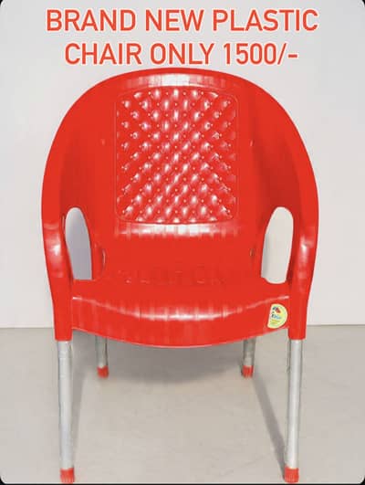 Brand New Plastic Chairs Available For Sale