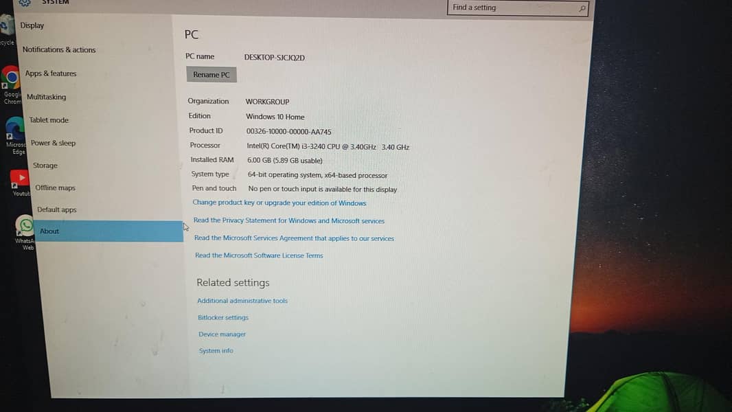 computer complete setup all accessories 12