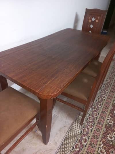 dining table with 4 chairs