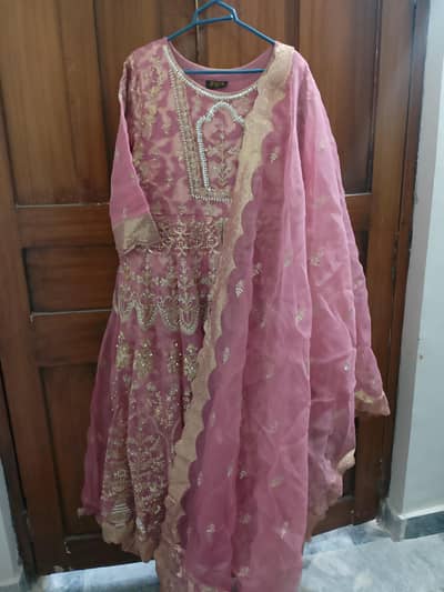 zara Pakistan formal organza frock
