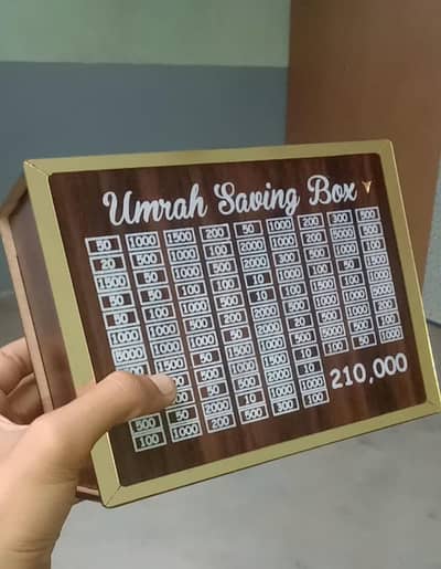 UMRAH SAVING BOX NEW 280 days