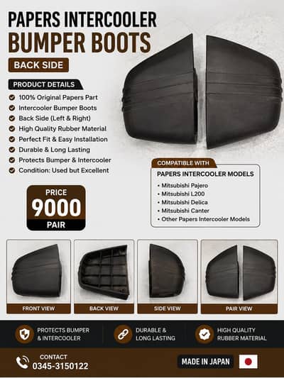 Pajero Bumper boots