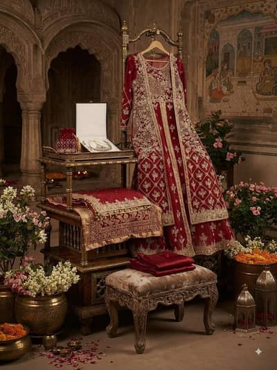 Elegant bridal dress