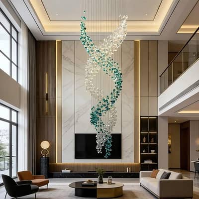 Double height Lobby leaf,Stone