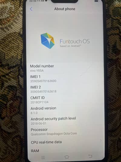 Vivo Y85