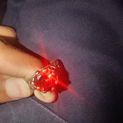 Orange zircon