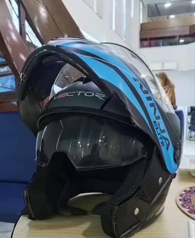 Vector Flip Up Dual Visor Helmet