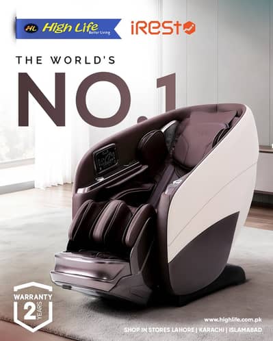iREST MASSAGE CHAIR PAKISTAN, 4D World no. 1 Massage Chair|Recliner