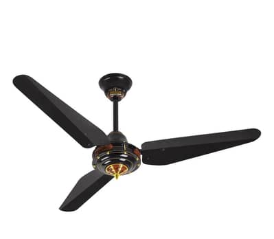 Indus 3-Blade Ceiling Fan – Black | Brand New