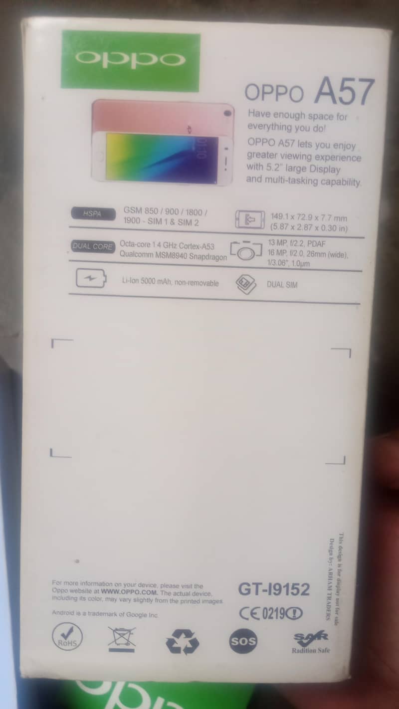 OPPO A57 8