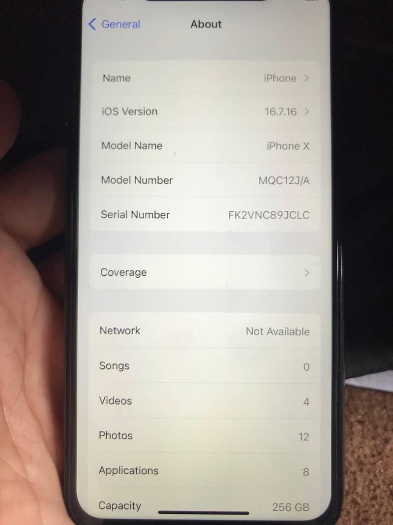 Apple iPhone X 7