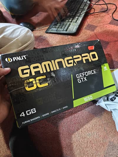 Nvidia Gtx1650 4gb graphic card