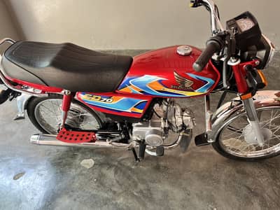 Honda cd 70 open latter