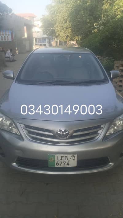 Toyota Corolla XLI 2012