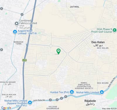 1 Kanal Plot | Next To Corner Near Sector Park | Block G, DHA Phase 9 Prism