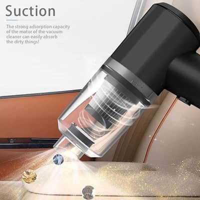 portable wireless vacuum cleaner black abs for car delivery available