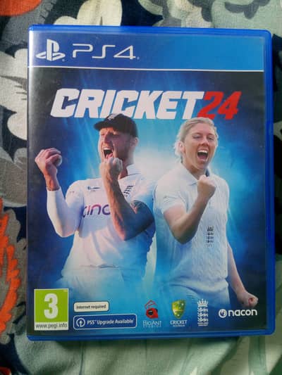 Cricket 24 PS4 Original Disc – Excellent Condition | Light Scratches
