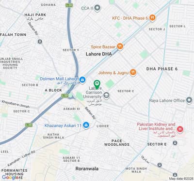 Prime Block D DHA Phase 6 Plot | Surrounded by 50 Ft Roads | 3 Mins Away from Dolmen Mall & Al-Fatah