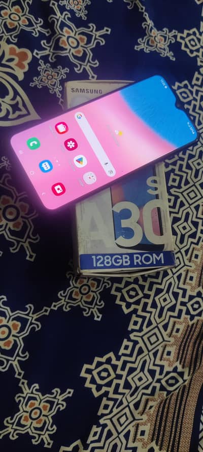 Samsung Mobile A30s 4/128 with box official pta aprovd dual sim
