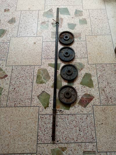 Dumbled plate and rod