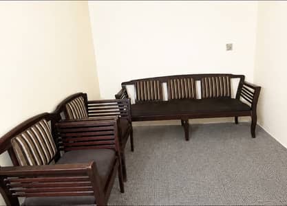 Wooden Sofa Set – Good Condition