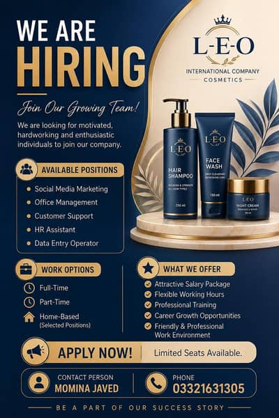 we are hiring freshers ,males and females for job