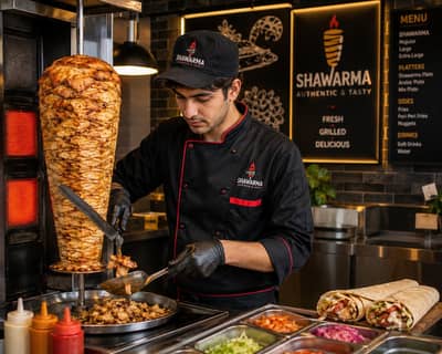 Need Shawarma Maker And Finger Chips