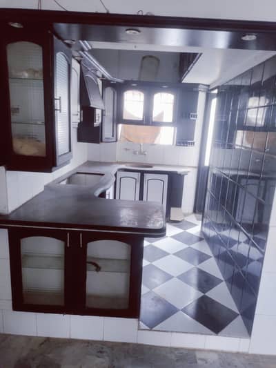 3bed dd with roof at iqra complex johar chowrangi