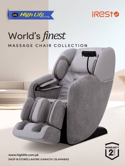 iREST MASSAGE CHAIR PAKISTAN, 4D World no. 1 Massage Chair|Recliner
