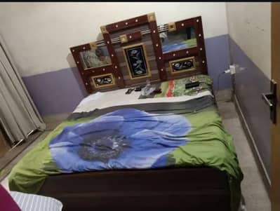 Bed with mattress urgent sale home shifting