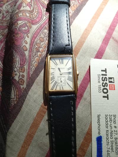 Tissot steel body watch