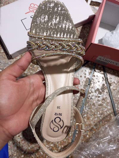 Urgent Sale: Brand New Sabiha's Fancy Heel (Size 38)