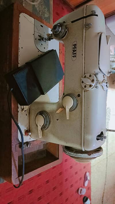 pfaff machine for sale with motor and box.
