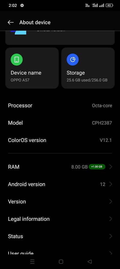 OPPO A57