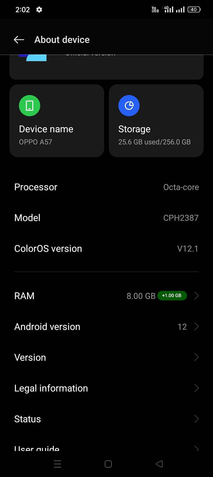 OPPO A57 0