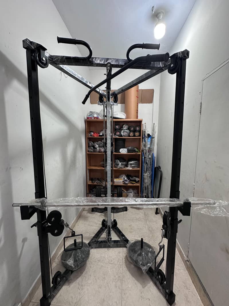 Exercise ( Functional trainer) cable cross/squat rack hoaers 3